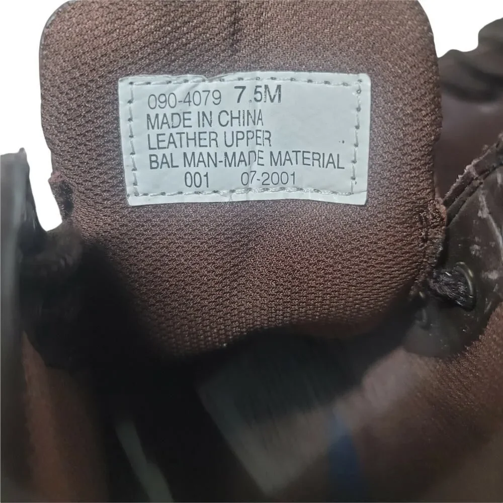 Dockers Leather Ankle Boots Size 7.5 Brown Leather Ankle High Lace Up